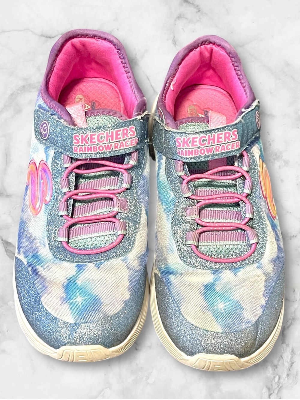 Girls Sketchers Air Cooled Memory Foam Light Up Sneakers
